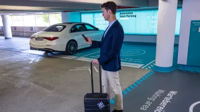 博世和賓士（Mercedes-Benz）共同開發斯圖加特機場P6停車場的自動代客泊車系統