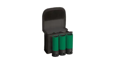 搭配 Bosch PRO Impact 套筒的塑膠蓋設計，可避免在更換輪胎過程中刮傷輪圈