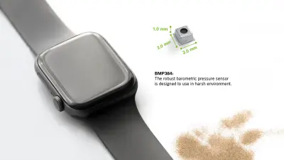 強固型氣壓感測器BMP384為惡劣環境的應用而生
