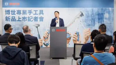 台灣博世電動工具業務部總經理賀文廣表示，博世手工具全系列享 20 年保固，未來也將持續擴充產品組合