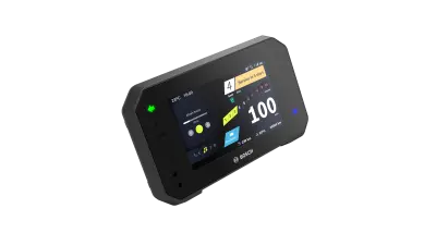博世各代薄膜電晶體（thin-film transistor，TFT）顯示器，從 5 吋聯網儀表到 10.25 吋整合車機聯網儀表，即使在陽光直射下也有令人驚豔的易讀性
