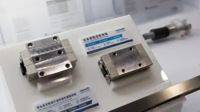 博世力士樂專為極端製程環境打造全金屬滑塊，可耐高溫達 200°C、適用於最低 10⁻⁷ 毫巴真空環境